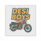 Desi Boys Classic Bike Sticker (Vorderseite)