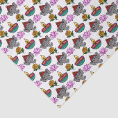 Desi Diwali Ganesh Design Seidenpapier (Ausschnitt)