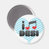 Desi fan magnet (Vorderseite/Rückseite)