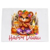 Desi Festival Style Große Geschenktüte (Vorderseite)