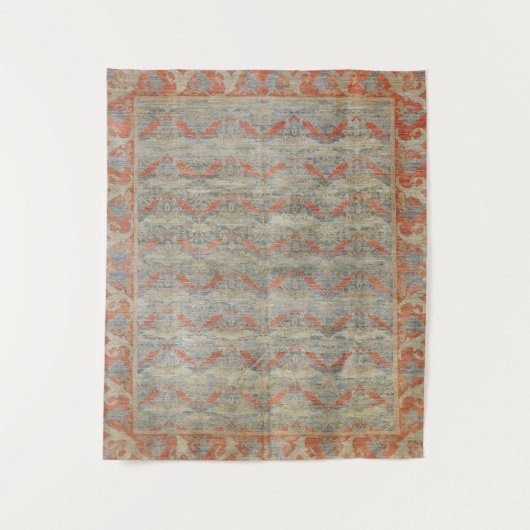 Desi Ged Teppich I Burniere Orangenrost Wandteppich (Vorderseite)