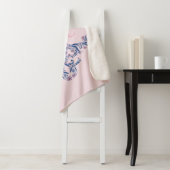 Desi Girl Text mit floralpersischen Henna-Mustern Sherpadecke (Beispiel)