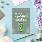 Desi-Hochzeit  Acryleinladungen (In Situ (Hochzeit))