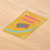 Desi Indian Pakistani Wedding Mehndi Acryleinladungen (Ablage )