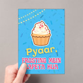 Desi Indian Pakistani Wedding Mehndi Food Sign Acryleinladungen (Insitu (Handheld))