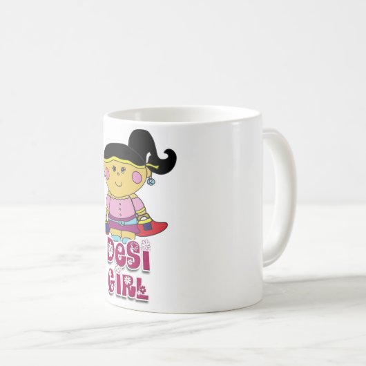 Desi Mädchen Kaffeetasse (VorderseiteRechts)