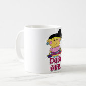 Desi Mädchen Kaffeetasse (Vorderseite Links)