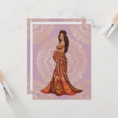 Desi mommy to be karte (Vorderseite/Rückseite Beispiel)