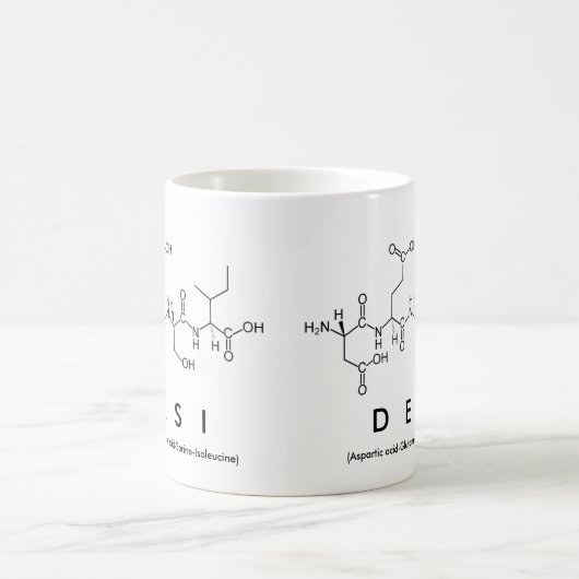 Desi Peptid-Namen-Tasse Kaffeetasse (Mittel)
