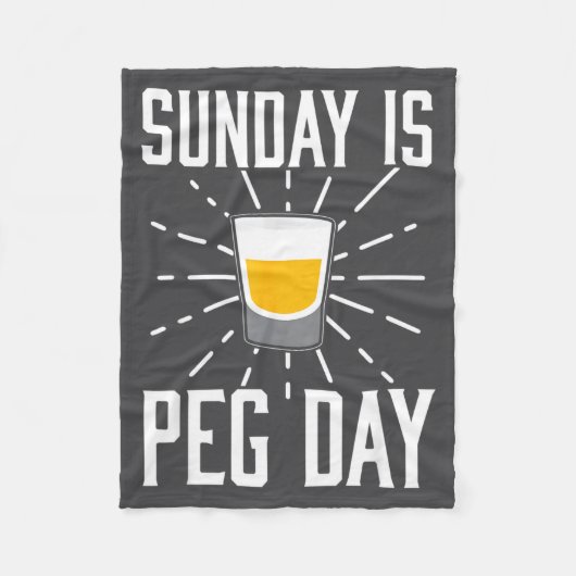 Desi Punjabi Funny Peg Day Sikh Quote Gift Fleecedecke (Vorderseite)