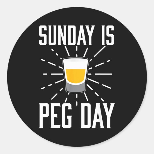 Desi Punjabi Funny Peg Day Sikh Quote Gift Runder Aufkleber (Vorderseite)