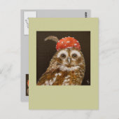 Desi the owlet postcard postkarte (Vorne/Hinten)
