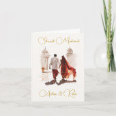 Desi Wedding Congratulation Card Karte (Vorderseite)