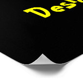Desidera(R) ta Word Art poster print (Ecke)