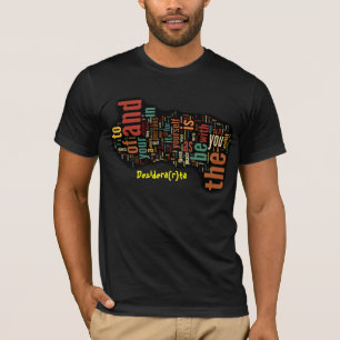 Desidera (R) ta Wort-Kunst T-Shirt