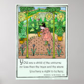 Desiderata ~ 1895 Illustration Poster (Vorne)