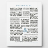 Desiderata 2 (Prosa Max Erhmann aus den 20er Jahre Fotoplatte (Vorderseite)