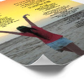 Desiderata 6 x 6 Zoll Poster (Ecke)