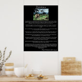 Desiderata a herde Elefanten in africa Posters Poster (Küche)
