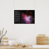 Desiderata - Adlernebel, Messier 16, NGC 6611 Poster (Küche)