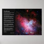 Desiderata - Adlernebel, Messier 16, NGC 6611 Poster (Vorne)