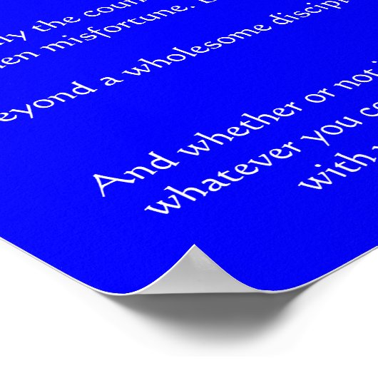 Desiderata Antelope Drinks Posters Poster (Ecke)