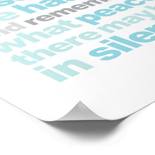 Desiderata Art Print oder Poster (Ecke)