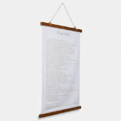 Desiderata ArtbrushUI Hand Jewel Hand Schriftart Wandteppich Mit Holzrahmen (Gewinkelt)