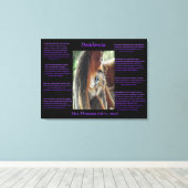 Desiderata Baby Monkey Liebe Leinwanddruck (Insitu (Holzboden))