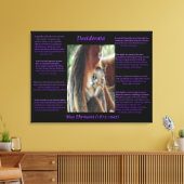 Desiderata Baby Monkey Liebe Leinwanddruck (Insitu (Wohnzimmer))