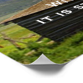 DESIDERATA Bergkabine Posters Poster (Ecke)