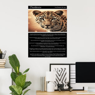 Desiderata: Blick auf die Wildnis Poster