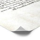 DESIDERATA Blue Nuklear Crucifix Poster (Ecke)