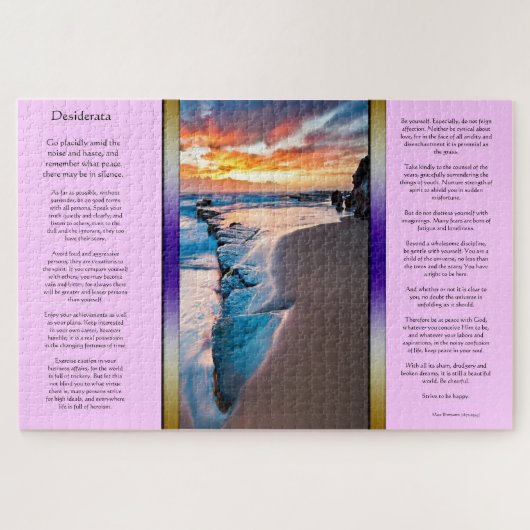 Desiderata Blue Ocean Puzzle (Horizontal)