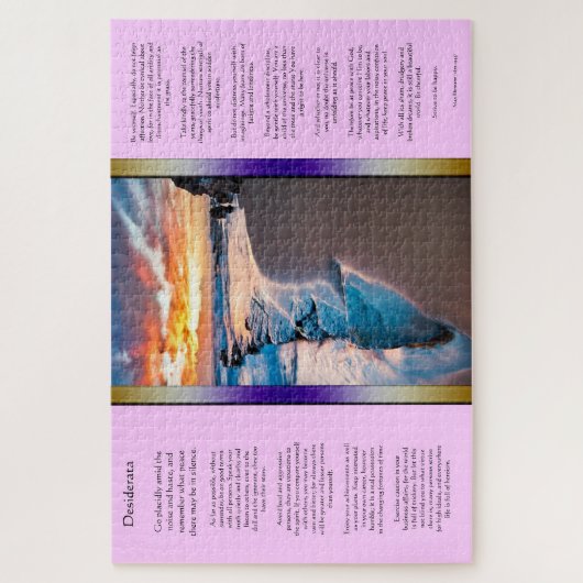 Desiderata Blue Ocean Puzzle (Vertikal)