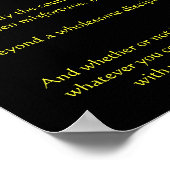 Desiderata Blume Beagle Posters Poster (Ecke)