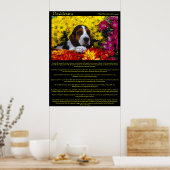 Desiderata Blume Beagle Posters Poster (Küche)