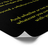 Desiderata Blume Beagle Posters Poster (Ecke)