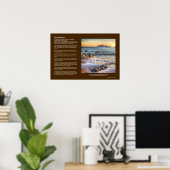 Desiderata - Burgh Island von Bantham am Sundown Poster (Heimbüro)