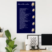 Desiderata ~ Canvas Print Poster (Heimbüro)