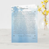 DESIDERATA Card=Clouds Karte (Gelbe Blume)