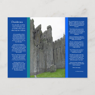 DESIDERATA Castle Rock Postcard Postkarte