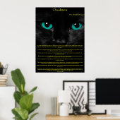 Desiderata Cat Eyes Posters Poster (Heimbüro)