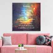 Desiderata Child of Universe Leinwanddruck (Insitu (Wohnzimmer))