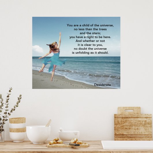 Desiderata Child of Universe Poster (Küche)
