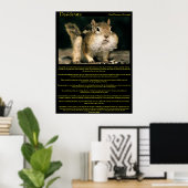 Desiderata Chipmunk Posters Poster (Heimbüro)
