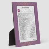 Desiderata - Choses désirées - poème Fotoplatte (Seite)