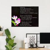 DESIDERATA Cosmic Blossoms Poster (Heimbüro)