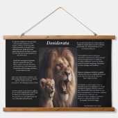 Desiderata: Cubs spielen Nuzzle Wandteppich Mit Holzrahmen (Vorne)