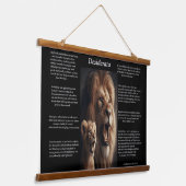 Desiderata: Cubs spielen Nuzzle Wandteppich Mit Holzrahmen (Gewinkelt)